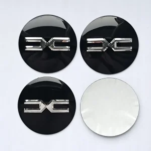 4 szt. aluminiowe emblematy na dekielki, naklejki logo Dacia 56 mm Oryginalny