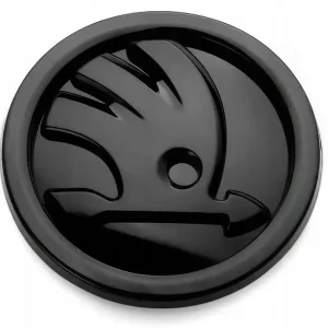 Autentyczny EMBLEMAT ZNACZEK MASKA DO SKODA 90MM