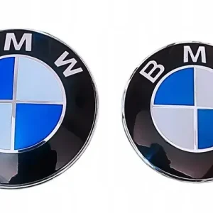 BMW ZNACZEK LOGO ZAMIENNIK PRZÓD TYŁ KOMPLET 82mm74mm E46 E60 E90 F10 F30X5 Ostatnia szansa