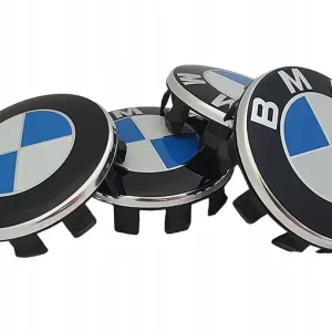 Dekielek dekielki dekle kołpaki zaślepki do alufelg 56mm BMW NIEBIESKIE Promocja