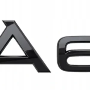 Autentyczny A6 emblemat czarny