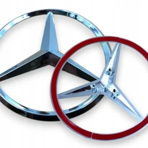 Logo Bagażnika 90mm Emblemat Srebrny Tylny A1678171200 Do GLE W167 X167 Nowość