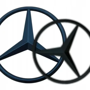 Oryginalny Logo Bagażnika 82mm Emblemat Czarny Matowy Tył A2138170116 Do E W213 14-18