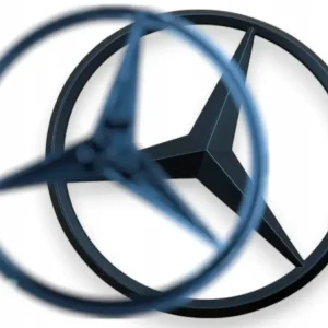 Logo Bagażnika 82mm Emblemat Czerń Mat Tył A2228170016 Do S W222 Maybach Autentyczny