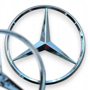 Logo Bagażnika 85mm Gwiazda Srebrna Połysk Tył A2217580058 Do S W221 04-10 Oferta limitowana