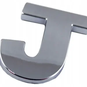 Oferta D4A64 EMBLEMAT LITERA LITERKA CYFRA CYFRY CHROM J