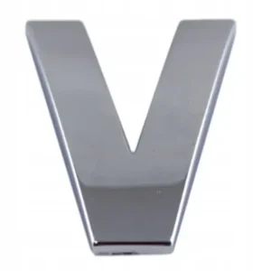Popularny EMBLEMAT DBautomotive LITERA LITERKA CYFRA CYFRY CHROM NAKLEJKA 3D - V v