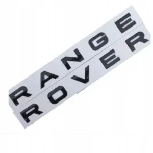 Najlepsza cena RANGE ROVER emblemat napis klapa czarny MAT