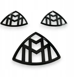 Kup teraz ZESTAW EMBLEMATY CZARNY KLAPY TYLNEJ DO Mercedes Benz Maybach GLS S500