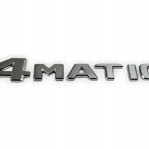 Ekspresowa dostawa Napis 4 MATIC PŁASKI W KLAPĘ TYŁ CHROM Do 4 Matic 4MATIC GLC GLE EQB