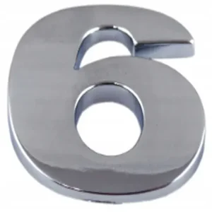 CYFRY LITERA DUŻA CHROM 6 SZEŚĆ U7D03 EMBLEMAT CYF Oferta limitowana