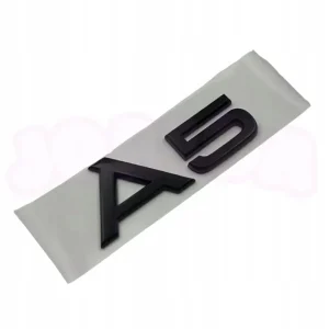Niska cena EMBLEMAT znaczek A5 na klapę logo AUDI czarny PREMIUM