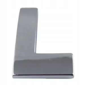 EMBLEMAT LITERA LITERKA CHROM L l DUŻA 5,6cm Niska cena