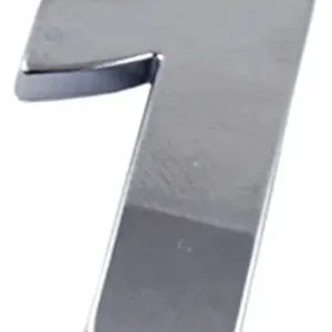 T7B38 EMBLEMAT CYFRA CYFRY LITERA DUŻA CHROM 1 jed Premium
