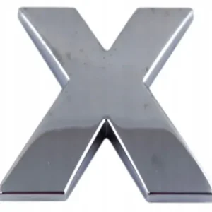 Zamów teraz LITERKA CYFRA CYFRY CHROM X X H7L38 EMBLEMAT LITER