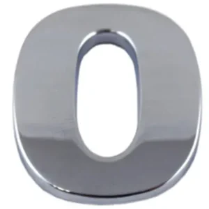 Oferta limitowana LITERKA CYFRA CYFRY CHROM O O Y2G89 EMBLEMAT LITER