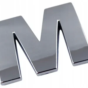 Autentyczny D0G13 EMBLEMAT LITERA LITERKA CYFRA CYFRY CHROM M