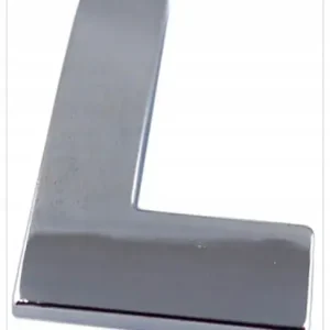 B0U90 EMBLEMAT LITERA LITERKA CHROM L L DUŻA 5,6CM 49859 Szybka dostawa