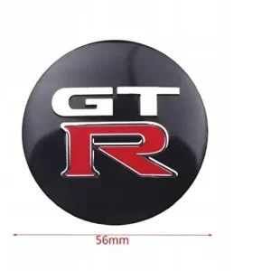 GTR naklejka emblemat FELGA KOŁPAK 56 mm Premium