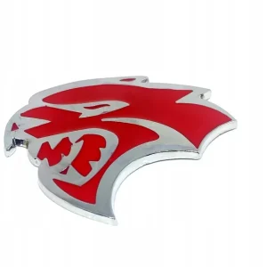 DODGE głowa Hellcat Srt Challenger czerwony Premium