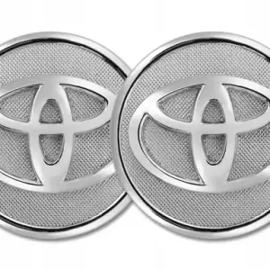 Bezpieczna płatność DEKLE DEKIELKI DEKIELEK ZAŚLEPKI FELG KAPSLE TOYOTA 57MM komplet SREBRNE
