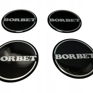 NAKLEJKI ZNACZKI EMBLEMATY NA FELGI BORBET 50MM Kup teraz