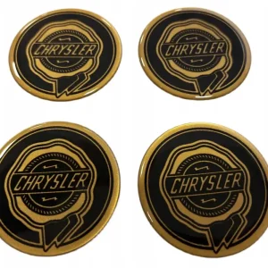 Nowość NAKLEJKI ZNACZKI EMBLEMATY CHRYSLER 5,5 CM 55MM