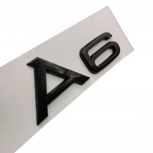 Emblemat Znaczek Napis do Audi A6 czarny połysk Promocja