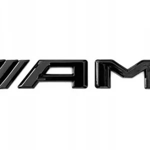 Rabat EMBLEMAT NAPIS ZNACZEK KLAPY TYLNEJ BAGAŻNIKA AMG MERCEDES CZARNY POŁYSK