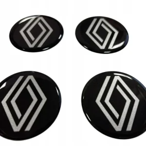 NAKLEJKI ZNACZKI EMBLEMATY LOGO RENAULT 6 CM 60 MM Wysoka jakość