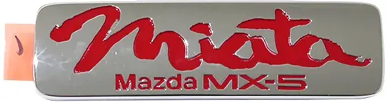 NAPIS EMBLEMAT BAGAŻNIKA MAZDA MX-5 NA MIATA 1990-1998 CZERWONY ORYGINAŁ Wysoka jakość