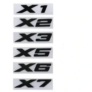 BMW X4 czarny błyszczący - EMBLEMAT logo napis NAKLEJKA Zamów teraz