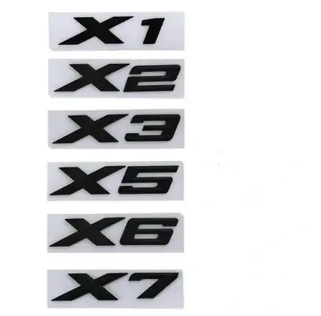 BMW X4 czarny błyszczący - EMBLEMAT logo napis NAKLEJKA Zamów teraz