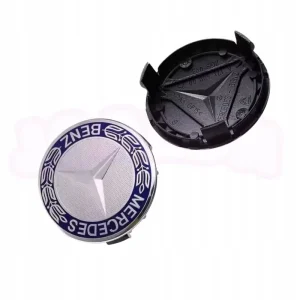 EMBLEMAT logo MERCEDES kapsle ZAŚLEPKI DO FELG 75mm DEKLE 4szt NIEBIESKI Oferta limitowana