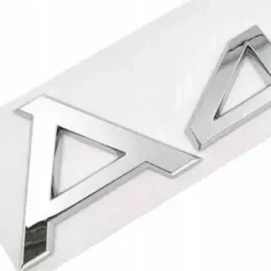 Premium A4 AUDI A4 EMBLEMAT NAPIS CHROM SILVER ZAMIENNIK