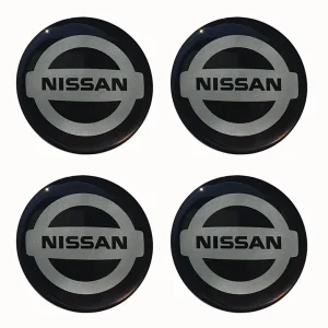 Bezpieczna płatność NAKLEJKI NA DEKIELKI FELGI KOŁPAKI NISSAN 56 MM