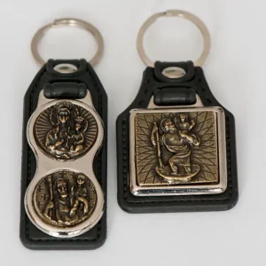 Brelok św.Krzysztof do kluczyków samochodowych-zestaw 2 szt. Promocja