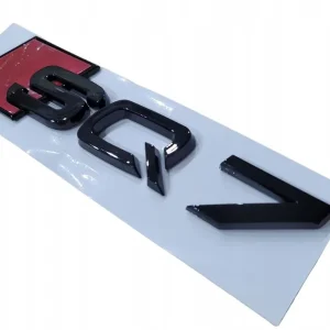 EMBLEMAT NAPIS LOGO ZNACZEK AUDI SQ7 CZARNY POŁYSK Premium