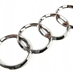 Emblematy logo do Audi Srebrny Połysk komplet A5 F5 (2019- ) 249MM + 192MM Premium