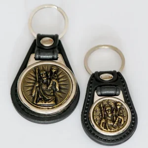 Brelok do kluczy św.Krzysztof metalowy 2 szt zestaw Najlepsza cena