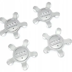 4szt. Dekielki dekle pająki szare do alufelg Audi OE 135 mm 8R0601165 NOWE Najlepsza cena