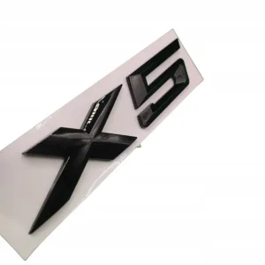 Emblemat Znaczek Napis do BMW X5 czarny połysk Bezpieczna płatność