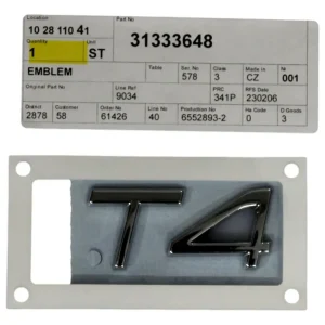 VOLVO S80 V70 S90L emblemat T4 na tylna klape OE Popularny