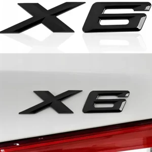 Emblemat Znaczek Napis do BMW X6 czarny połysk Ostatnia szansa