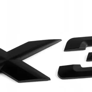 Zwrot pieniędzy BMW X3 NAPIS EMBLEMAT NAKLEJKA LOGO ZNACZEK NA KLAPĘ TYŁ MATOWY