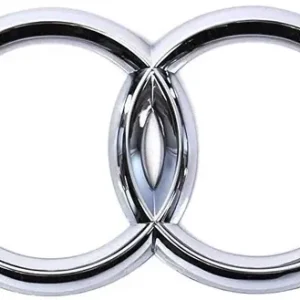 Oryginalny EMBLEMAT KLAPY BAGAŻNIKA AUDI A3 8P A4 B6 B7 A6 C6 CHROM ORYGINAŁ