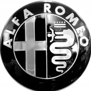 EMBLEMAT LOGO ZNACZEK ALFA ROMEO MASKA KLAPA 147 156 159 166 Ekspresowa dostawa