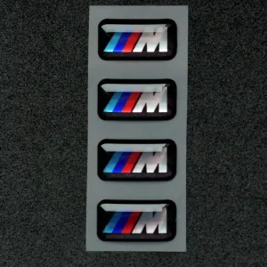 4 x znaczek Naklejka Emblemat Logo Felgi BMW M Pakiet oo Ostatnia szansa