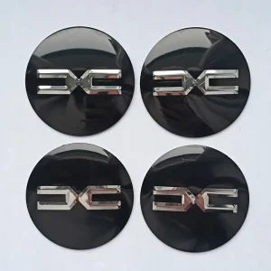 4x Dacia 56 mm aluminiowe emblematy na dekielki, naklejki, logo Autentyczny