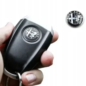 ZNACZEK EMBLEMAT ALUMINIUM DO ALFA ROMEO 14mm KLUCZYK PILOT Tylko dziś